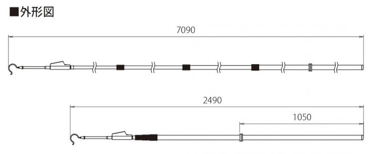 SALE／66%OFF】 長谷川電機工業 特高用検電器 HST-250