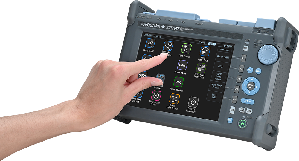 マルチタッチ対応の大型LCDハードキー