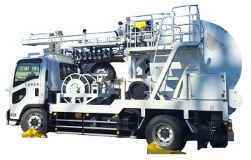 ケーブル敷設兼撤去車両　ケーブルラガー車