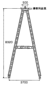 索道用タワー/索道用部材