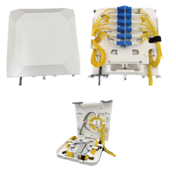 光キャビネット　融着+コネクタ接続用