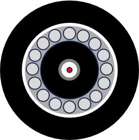 耐環境光ファイバケーブル　M-PAC