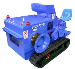 自走式緊線ウインチ