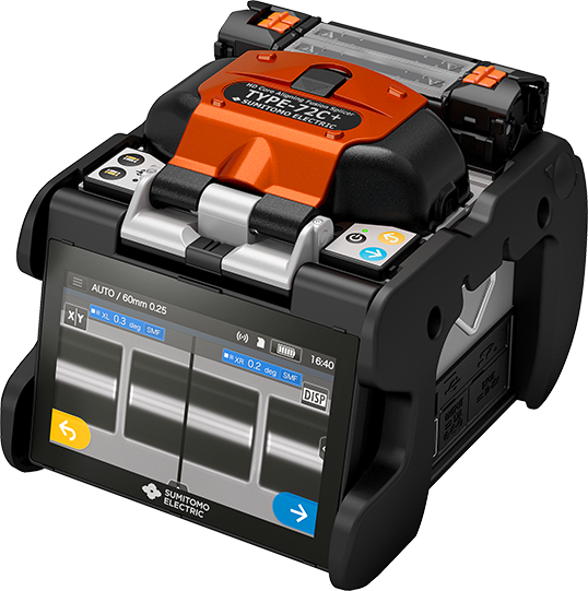 小型光ファイバ融着接続機　TYPE-72C+シリーズ